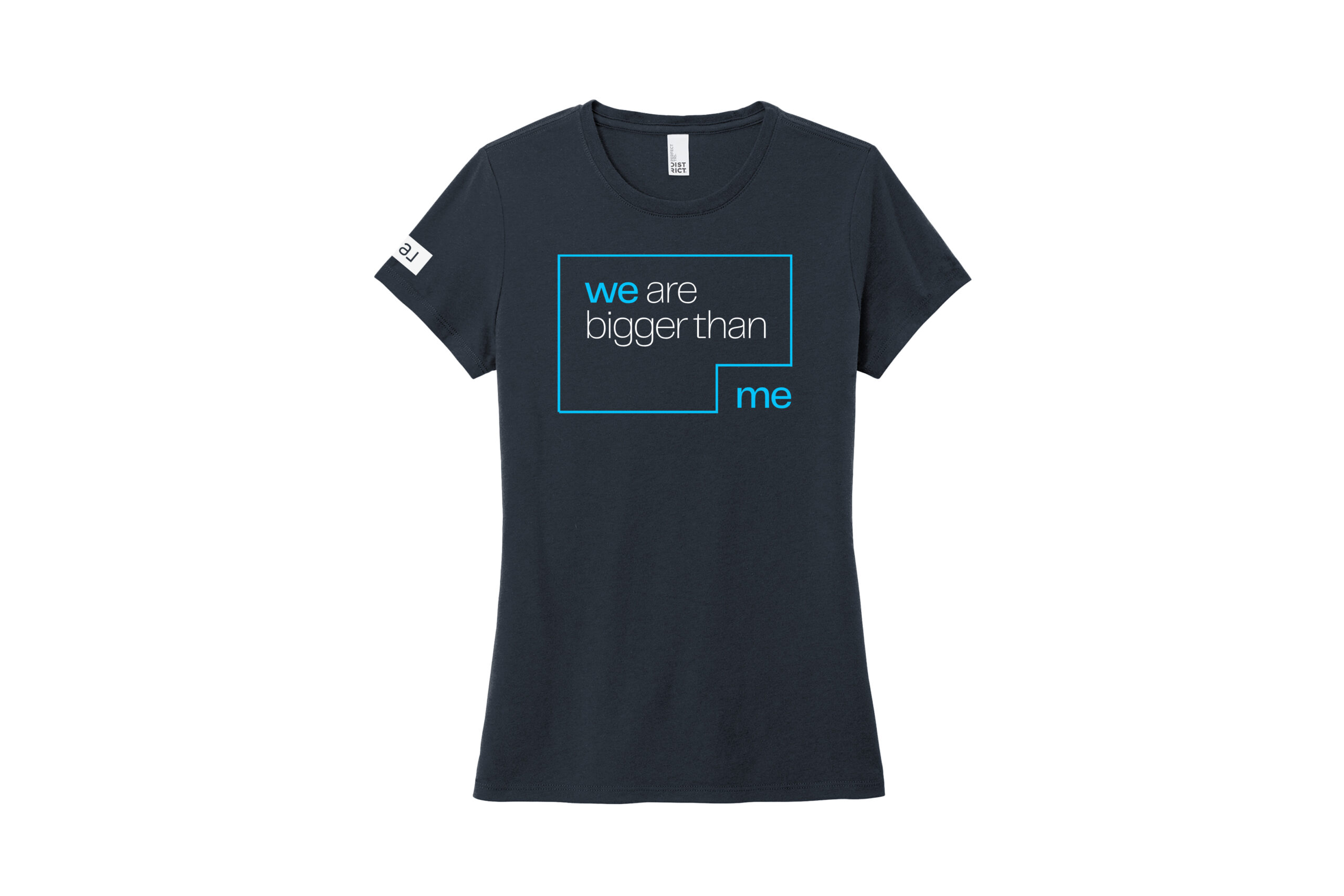 Real | 'We Are Bigger Than Me' District® Women’s Perfect Tri® Crewneck Tee - Image 4