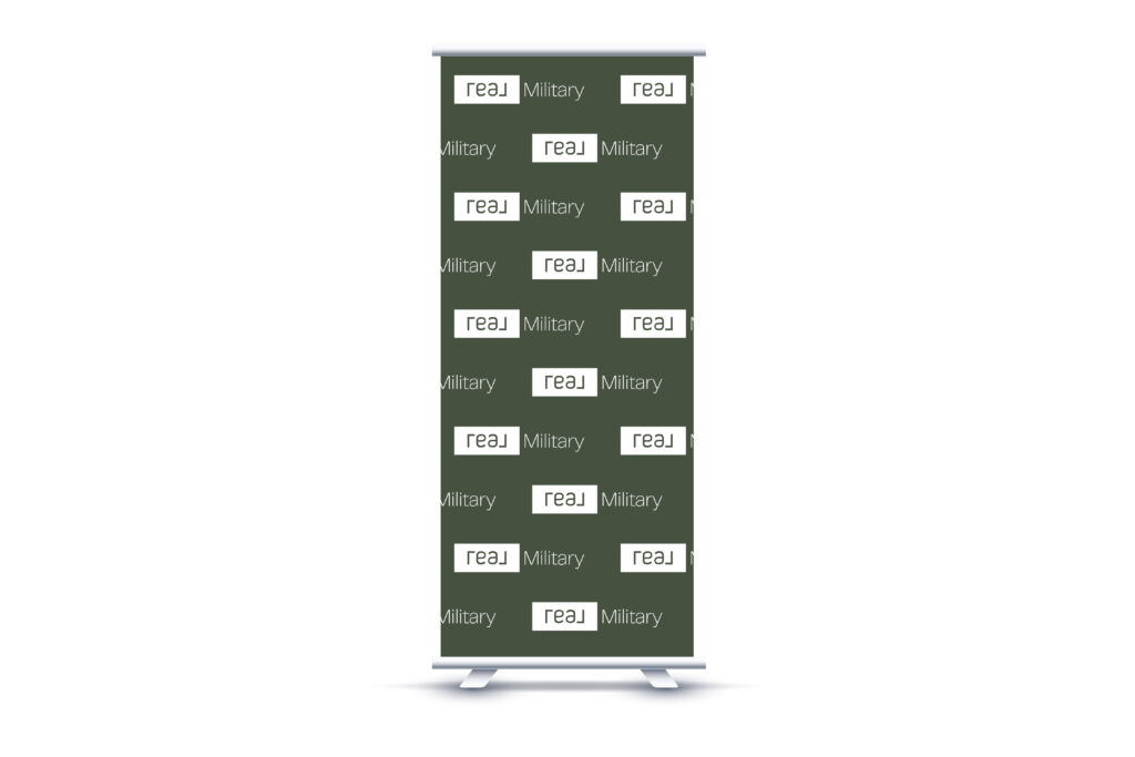 Real Military  | Roll Up Retractable Super Flat Vinyl
